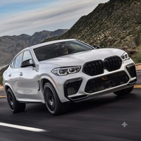 Kit carrosserie style X6M F96 pour BMW X6 (G06) 2020-2023 : pare-chocs avant et arrière, jupes latérales, extensions d'ailes, calandre et diffuseur