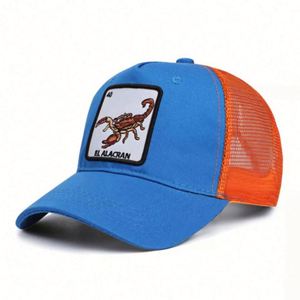Gorra de béisbol con parche de animal y logotipo personalizado al por mayor de fábrica, gorra trucker de malla con diseño de animal para hombre - Product Image 3