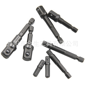 Adaptateur hexagonal vers carré Danyang Hesheng Tool Steel, rallonge de douille de 1/4, 3/8, 1/2 pouce pour perceuse électrique - Product Image 4