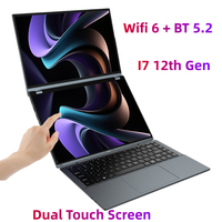 2026 New Intel Core I7 1260P Win 11 Dual 14" Touch Screen Business Laptop Yoga 2-in-1 DDR4 WiFi6 Face Recognition Fingerprint