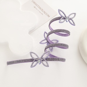 รองเท้าส้นสูงผู้หญิงประดับเพชรและคริสตัลรูปผีเสื้อสำหรับงานปาร์ตี้ ขายตรงจากโรงงาน - Product Image 3