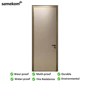 <span class=keywords><strong>Puertas</strong></span> <span class=keywords><strong>de</strong></span> <span class=keywords><strong>madera</strong></span> <span class=keywords><strong>de</strong></span> aluminio impermeables, marco <span class=keywords><strong>de</strong></span> metal <span class=keywords><strong>para</strong></span> hotel, casa, interior, puerta <span class=keywords><strong>de</strong></span> MDF PL L - Product Image 3