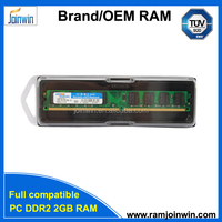 Profitez d'une garantie à vie, mémoire RAM DDR2 2 Go 800 MHz ECC DDR, chipset original ETT, compatible avec toutes les cartes mères, certifié CE pour ordinateur de bureau