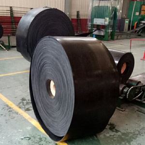 EP sabuk konveyor karet tahan panas hitam tugas berat dengan deteksi denyut nadi untuk pasir dan kerikil - Product Image 2