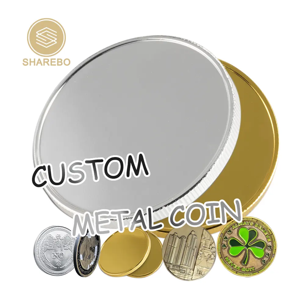 souvenir silver metal coin gold coin die casting metal crafts personalized money coins