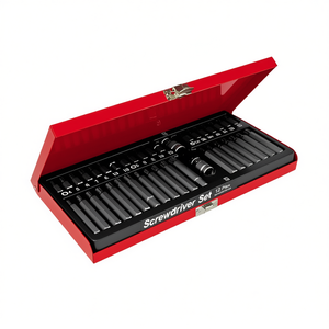 Juego de destornilladores de 12 piezas con puntas hexagonales métricas y estuche para reparaciones de precisión - Product Image 2