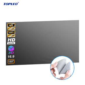 Pantalla de Proyector Topleo Portátil, Blanca, con Rejilla Anti-Luz, para Cine al Aire Libre, Pantalla de Proyección Grande de 120 Pulgadas para Cine en Casa - Product Image 1