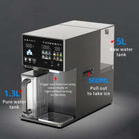 Filtre purificateur d'eau de comptoir auto-nettoyant éco-responsable à haute efficacité avec machine à glaçons à osmose inverse pour hôtels et maisons