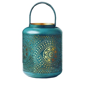 Most Trending Hot Sale Wedding Decoration Lantern Handmade Iron Metal <b>Hanging</b> Candle Lantern for Home and <b>Garden</b> for Export - Product Image 1