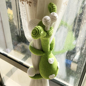 Embrasses à rideaux personnalisées embrasses faites à la main girafe porte-animaux accessoires de fenêtre pour bébé enfants pépinière décoration de la maison - Product Image 2