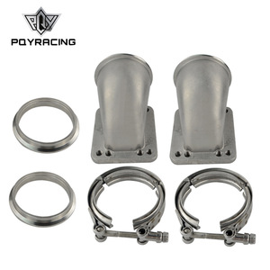 Kit de raccords coudés à 90 degrés pour turbocompresseur Poyracing 3,0 pouces pour modèles T3 T4 - Product Image 1