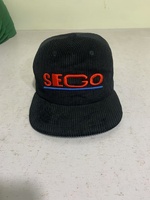 Casquette Snapback en Corduroy 100% Coton avec Broderie 3D Feuille Tropicale, Vente en Gros ou Personnalisée