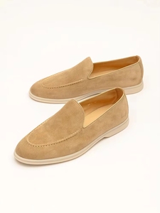 Mocasines de Cuero Genuino de Alta Calidad para Hombre, Diseño Personalizado 2025, Zapatos Casuales Sin Cordones, Estilo Plano para Primavera/Verano, JIANYI - Product Image 3