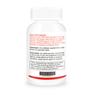 Fabricante de Suplementos Nutracéuticos de Raíz de Remolacha, Apoya la Salud del Sistema Digestivo e Inmunológico, 90 Cápsulas de Raíz de Remolacha - Product Image 2