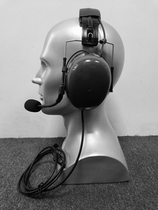 2 Pin overhead Tai nghe Tai nghe <span class=keywords><strong>Boom</strong></span> <span class=keywords><strong>Mic</strong></span> tiếng ồn hủy bỏ cho Kenwood Baofeng Puxing HYT quansheng Puxing hai cách phát thanh - Product Image 4