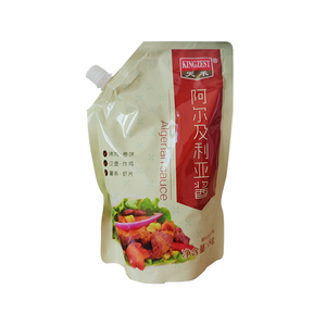 Salsa argelina <span class=keywords><strong>Hamburguesa</strong></span> Perro caliente Cebollas ligeramente picantes Sacue Mayonesa argelina 1kg * 12 - Product Image 2