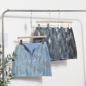 <span class=keywords><strong>Jupe</strong></span> mini taille haute pour femme <span class=keywords><strong>en</strong></span> gros, nouvelle <span class=keywords><strong>jupe</strong></span> décontractée unie polyvalente, <span class=keywords><strong>jupe</strong></span> <span class=keywords><strong>en</strong></span> <span class=keywords><strong>jean</strong></span> ultra <span class=keywords><strong>courte</strong></span> style Spicy Girl - Product Image 3