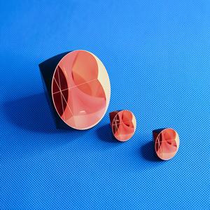 맞춤형 BK7 K9 유리 25.4mm 코너 큐브 레트로리플렉터 제조업체의 원통형 광학 피라미드 코너 프리즘 - Product Image 5