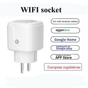 Tuya 16A/20A thông minh cắm Wifi/ZigBee EU Ổ cắm điện Alexa Google nhà Tích hợp thời gian Chức năng giám sát cho cuộc sống thông minh - Product Image 4