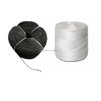Corde de capture de ficelle en polyéthylène noir 30ply 15ply 18ply pp emballage corde de ficelle pour filets de pêche