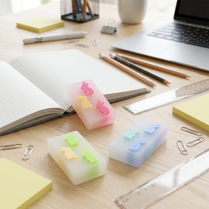 Gommes à effacer mignonnes, non toxiques, en caoutchouc PVC souple, gommes de couleur <span class=keywords><strong>pastel</strong></span> <span class=keywords><strong>pour</strong></span> l'école, le bureau, les fournitures de papeterie, promotionnelles - Product Image 1