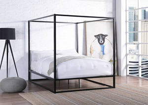 Vendita all'ingrosso moderna in ferro a 4 Poster struttura del letto zanzariera in metallo a baldacchino letto - Product Image 2