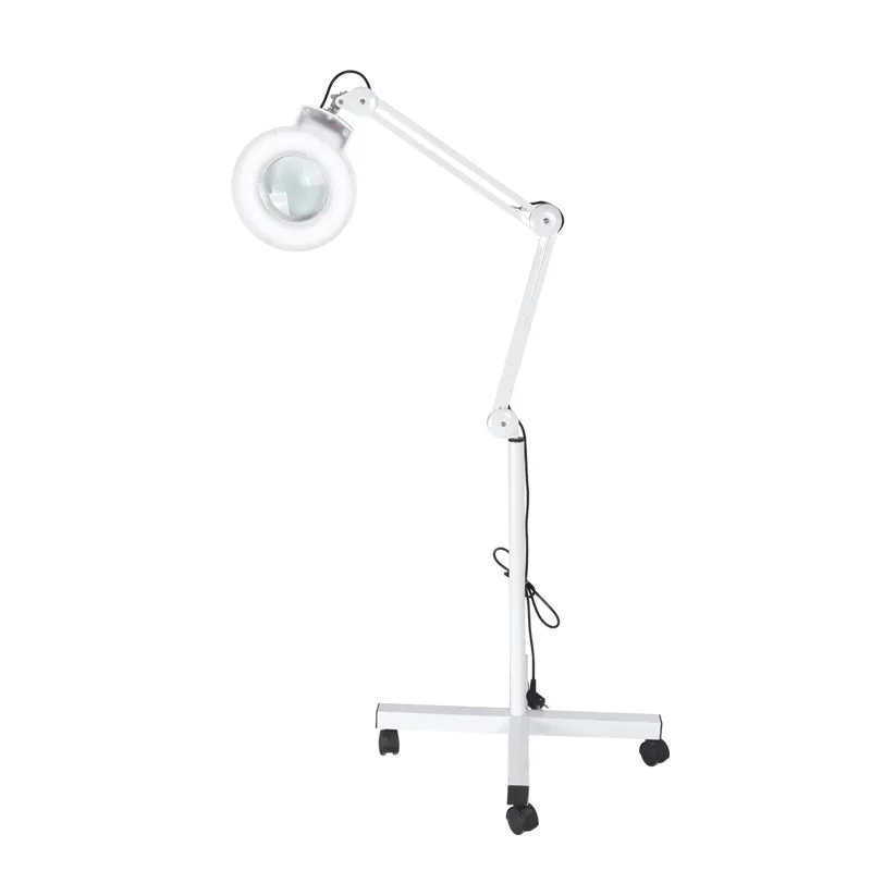 Beauty Shop Floor Standing Magnifier Lamp LEDs Best Magnifying Lamp