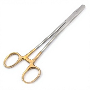 Porte-aiguille sternal TC 8 pouces avec manche doré, instrument chirurgical dentaire, vente en gros par Medtrust Surgical ISO & CE - Product Image 1