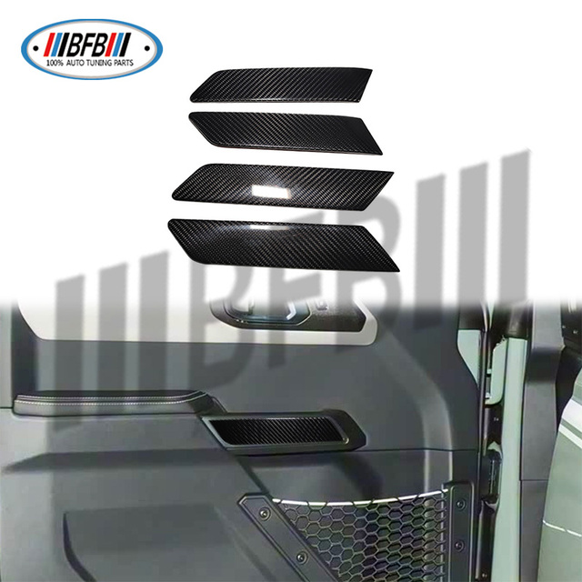 For Ford Bronco Premium Dashboard Kit Dry Carbon Fiber Interior Trim Set Car Interior Accessories