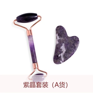 หินคริสตัลบำบัดสำหรับใบหน้ากัวชา,หินควอตซ์ Gua Sha Masaj ขนาดใหญ่คริสตัลแบบธรรมชาติ - Product Image 4