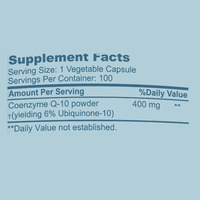Capsules de CoQ10 en marque privée pour soutenir la santé cardiaque, la fonction énergétique, l'endurance, la fonction cérébrale saine, complément de coenzyme Q10