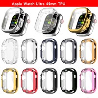 Coque intégrale en plastique TPU pour apple watch de luxe, étui ultra pour iwatch série 8 49MM