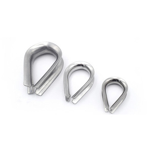 Aço inoxidável Direcional Primavera Gancho Fixo Gancho Multifuncional 304 Aço Inoxidável Tubular Collar Chicken Heart Ring - Product Image 4