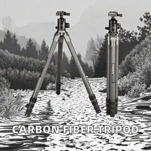 Trépied de voyage compact en fibre de carbone Manbily, tête sphérique réglable, capacité de charge de 10 kg, longueur pliée de 58 cm, libération rapide et facile pour - Product Image 2