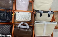 Sacs à main en cuir PU véritable de créateur pour femmes, vente en gros, lots mixtes de sacs de marque neufs et d'occasion