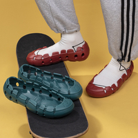 Nouvelles pantoufles de massage des pieds en réflexologie à bout fermé pour l'intérieur et l'extérieur, unisexes, tendance été
