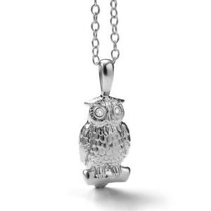 Collier hibou en argent sterling 925 de haute qualité, élégant et tendance, avec plaqué or et accents de diamants, nouveauté 2025 - Product Image 5