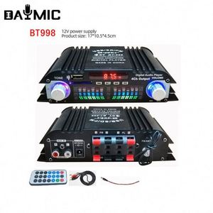 Amplificateur numérique miniature professionnel pour voiture et maison BT998 Audio 4 canaux pour voiture et maison - Product Image 4