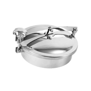 Sanitari in acciaio inox lucidato a specchio per il carro armato manhole cover manway - Product Image 1