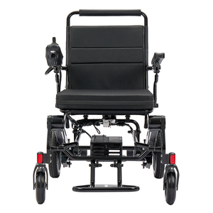 Tragbarer Faltbarer Elektrischer Rollstuhl, 200kg Tragkraft 2*350W Motoren Aluminiumlegierungsrahmen, Elektromagnetische Bremse für Reisen - Product Image 4