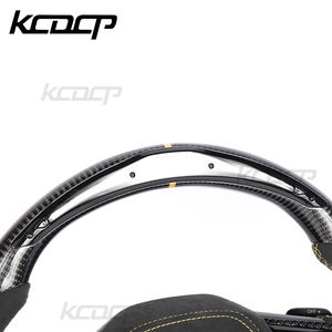 Volant de direction en carbone LED pour Volkswagen <span class=keywords><strong>Golf8</strong></span> MK8 Passat Touareg Tiguan Polo GTD GTS GTE <span class=keywords><strong>R</strong></span>-<span class=keywords><strong>Line</strong></span> CC Jetta Volant de voiture - Product Image 4