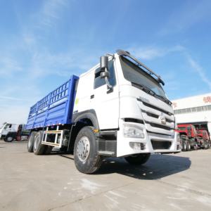 시노트럭 6x4 20톤 중고 트럭 371마력 375마력 유로 2 배출 기준 호보 10타이어 중고 화물 트럭 - Product Image 6