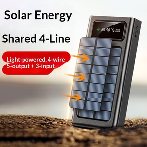 Nuevo Modelo de Batería de Iones de Litio con Cable Integrado, Banco de Energía Portátil de 20000 mAh, Salida de 10 W, QC 2.0, Energía Solar - Product Image 3