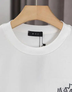 T-Shirt Unisex di Alta Qualità in Cotone di Marca Firmata a Maniche Corte con Personaggio Ricamato Stampato <span class=keywords><strong>Abbigliamento</strong></span> Uomo Casual Largo - Product Image 5