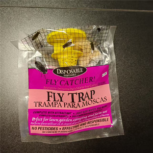 Sac piège à mouches jetable avec design en forme d'entonnoir, attrape-mouches suspendu à haute efficacité pour usage extérieur - Product Image 4