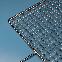 Grille de cuisson portable et réutilisable en acier inoxydable 304 de haute qualité, filetage interne 1,8 mm, pour barbecue au charbon de bois, durable, de qualité alimentaire, anti-cendres