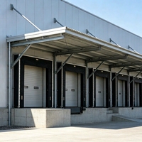 Salle d'exposition en structure métallique préfabriquée, bâtiment préfabriqué moderne pour salons professionnels et espaces événementiels
