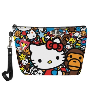 Bolsa de Maquillaje de Viaje para Mujer, Tipo Clutch con Correa para la Muñeca, Venta Directa de Fábrica, Superficie Personalizable, MOQ: 1 Unidad, Estuche Organizador, Bolsa de Cosméticos - Product Image 6