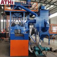 Máquina de Granallado de Banda de Malla Serie ATHI QWD, Motor Automático de Alta Productividad, Tipo Continuo para Piezas de Aluminio Fundido a Presión