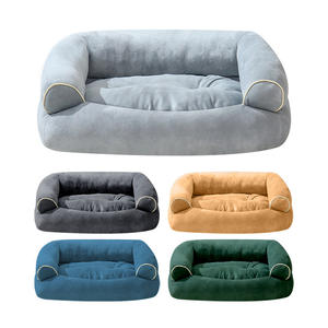 Luxus Kau sicheres Soft Memory Foam Hunde-und Katzen bett Sofa mit abnehmbarem Bezug XL-Größe Buntes, tief schlafendes, beruhigendes Haustier bett - Product Image 6